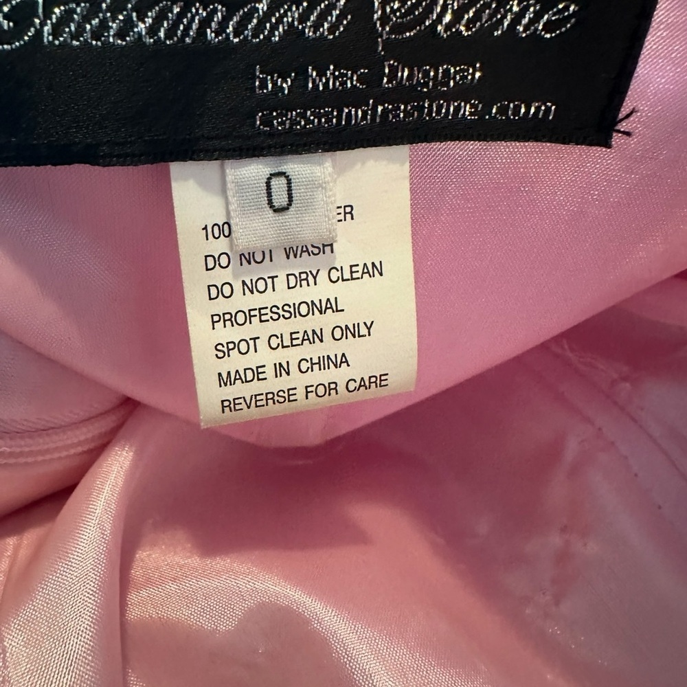 Cassandra Stone Satin Evening Dress